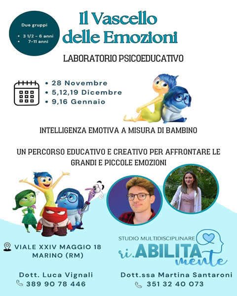 Laboratorio sulle emozioni